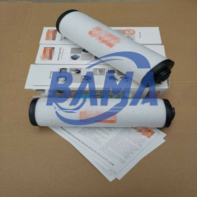 0.15-0.6MPa Pressione 0532140156 Elemento filtro di scarico per separatore di nebbia di olio a pompa a vuoto