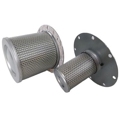 Elemento di filtro di separazione dell'olio dall'aria in fibra di vetro 02250100-755 per l'ispezione video in uscita