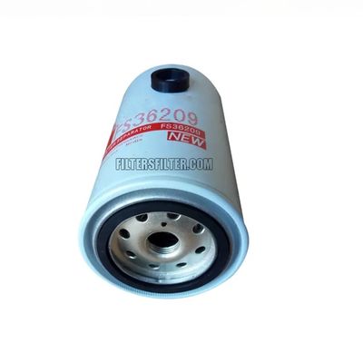 Componenti del nucleo in fibra di vetro Elemento filtrante di separazione dell'acqua dal carburante FS36209 per camion