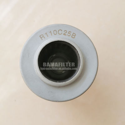 Video di ispezione di uscita filtro dell'olio di macchina R110C25B per idraulico olio elemento filtro di ritorno