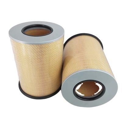 Elemento di filtro dell'aria robusto BAMA 8149064 per macchine pesanti Componenti principali Fibra di vetro