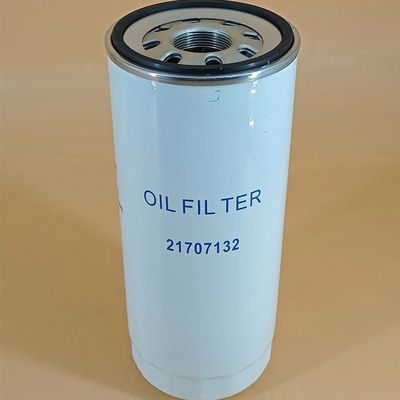 Filtro per olio per escavatore a circolazione liscia 21707132 con componenti di fibre di vetro