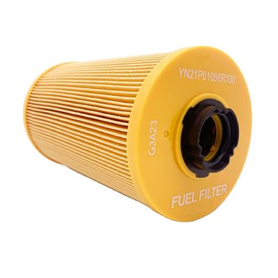 Filtro di combustibile per escavatori a prestazioni lisce YN21P01088R100 con ispezione video in uscita