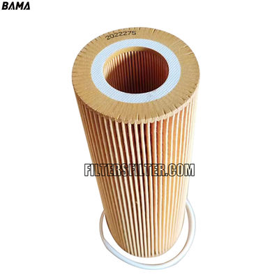 Filtro di olio per autocarri 2022275 con peso di 1 kg, direzione di flusso da esterno a interno